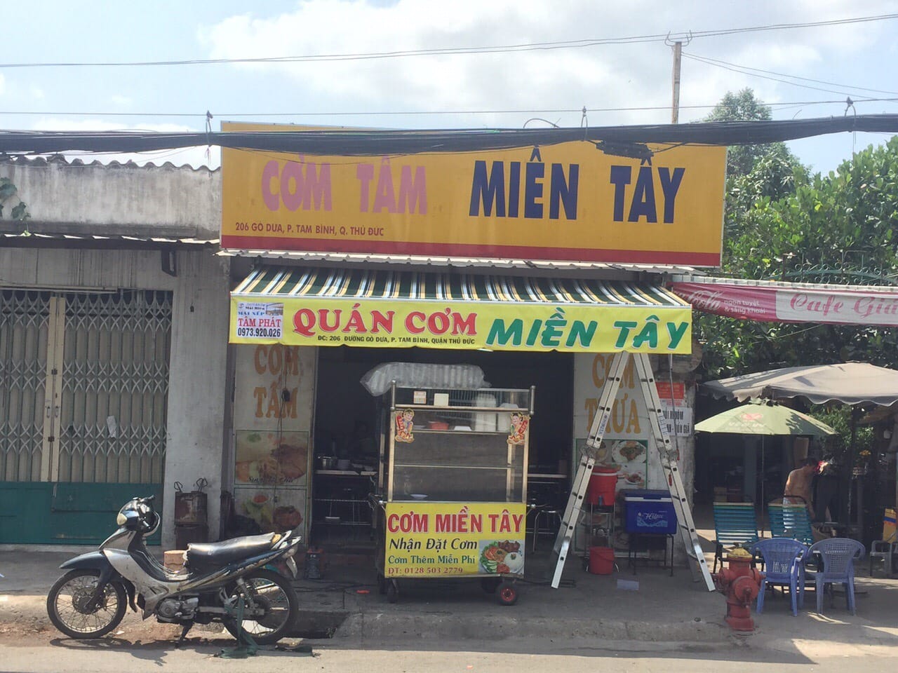 mái che di động, mái hiên di động TPHCM