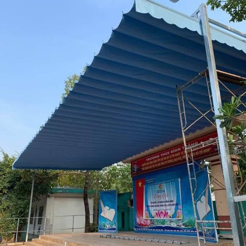 mái xếp trường học