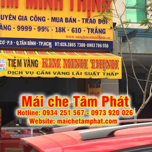 Mái hiên che cửa hàng
