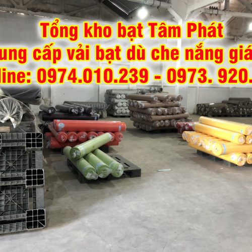 Báo giá vải bạt dù che nắng mưa mới nhất