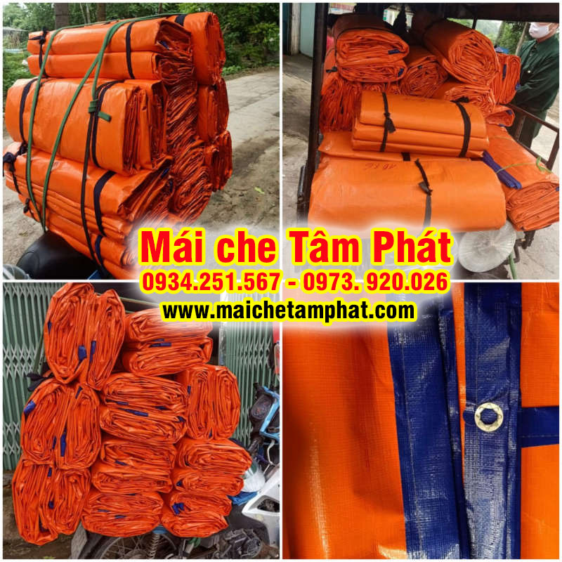 Bạt xanh cam giá rẻ