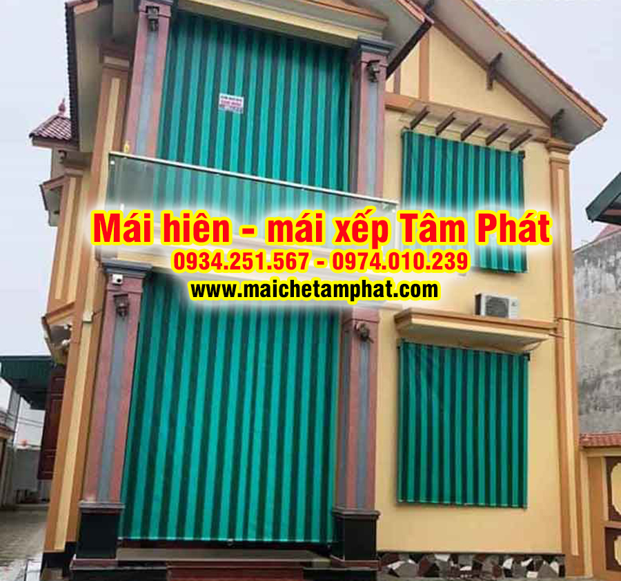 Bạt che nắng cửa gỗ