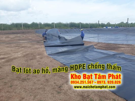 thi công lót bạt chống thấm, lót bạt ao hồ nuôi tôm cá, hồ chứa nước chuyên nghiệp