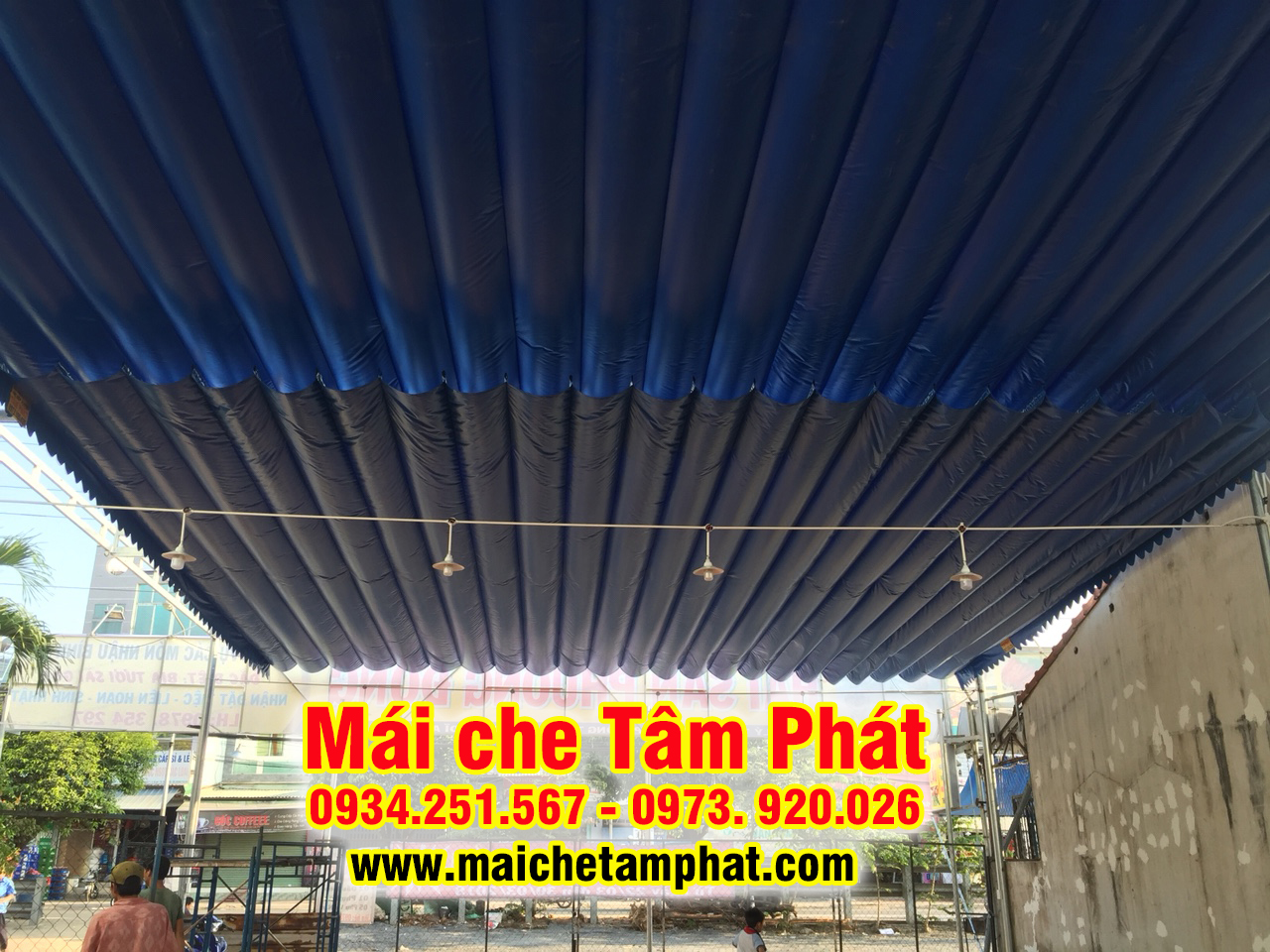 Mái che di động, mái che kéo ra kéo vào, mái bạt che nắng