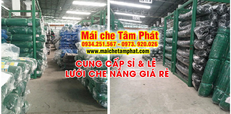 Tổng kho lưới che nắng Tâm Phát
