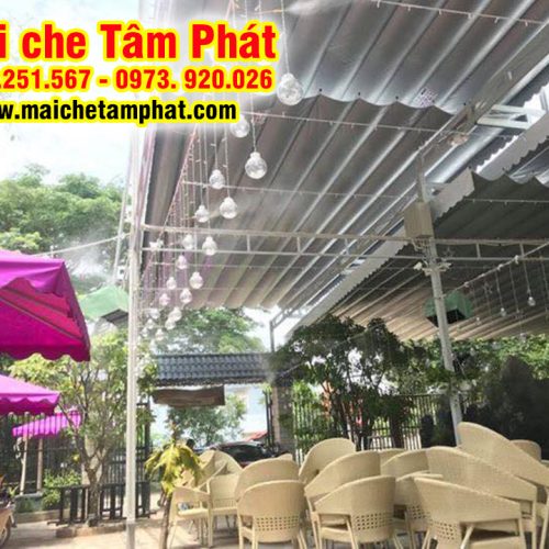 Mái che quán cafe sân vườn đẹp