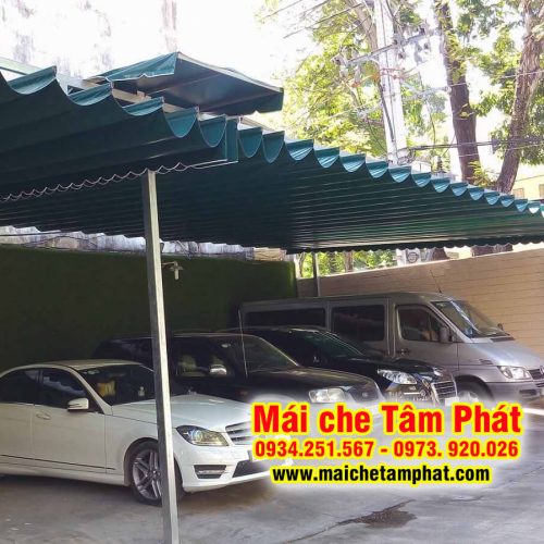 Mái che bãi giữ xe ô tô