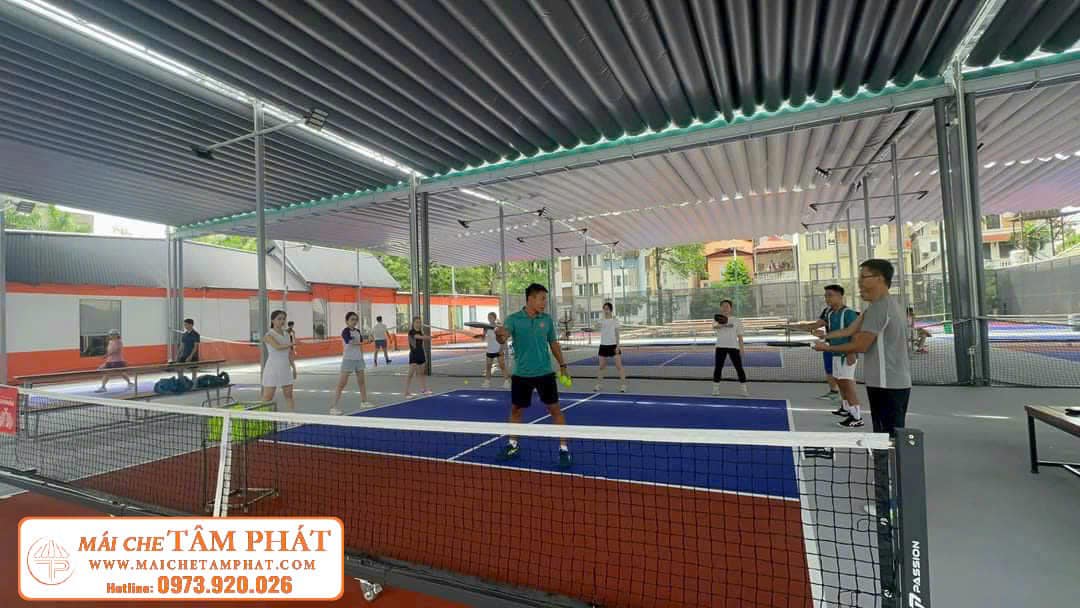 Tâm Phát - đơn vị thi công mái che sân Pickleball chuyên nghiệp