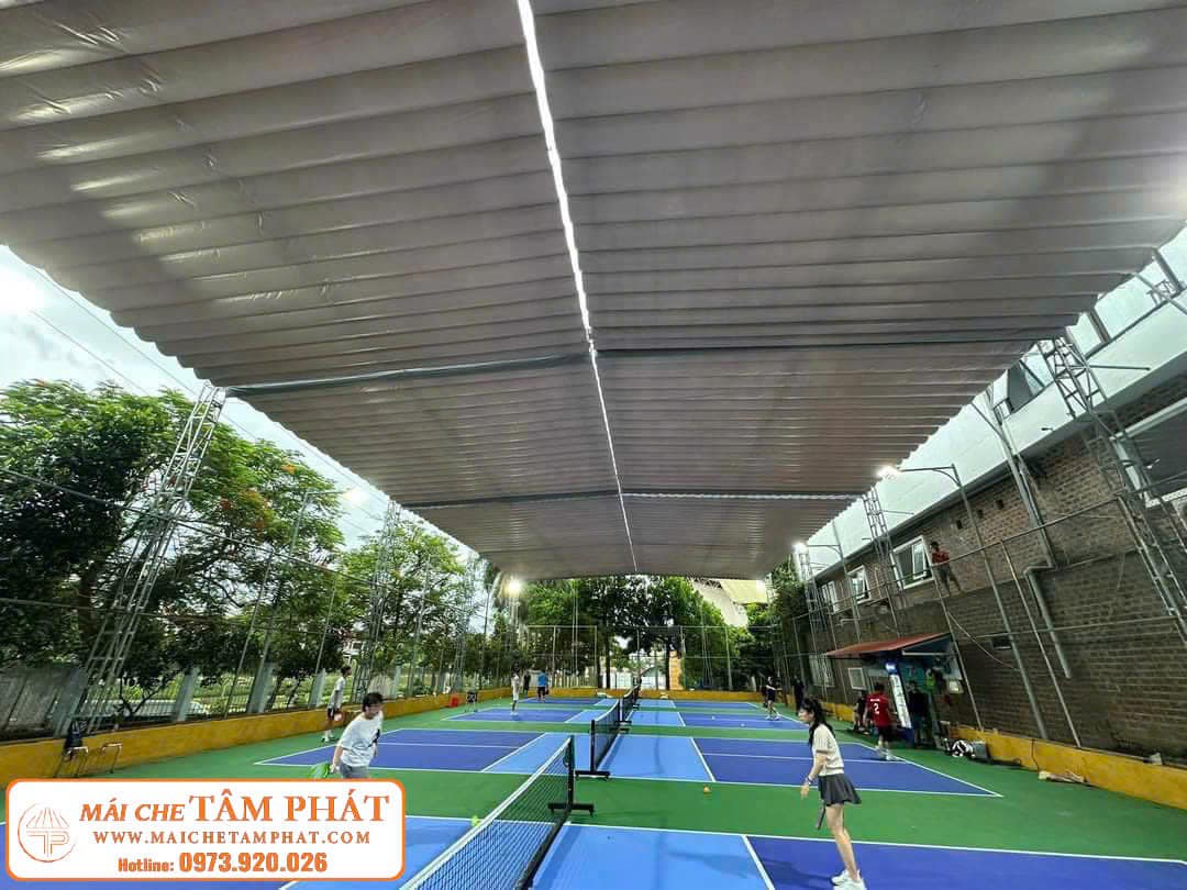 Thi công mái che sân Pickleball tại Lâm Đồng giá rẻ