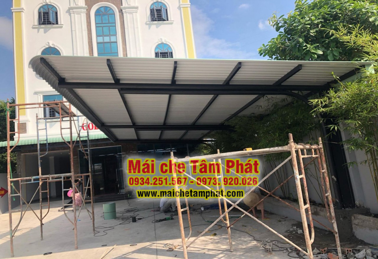 Lắp đặt Mái Tôn Nhà Để Xe