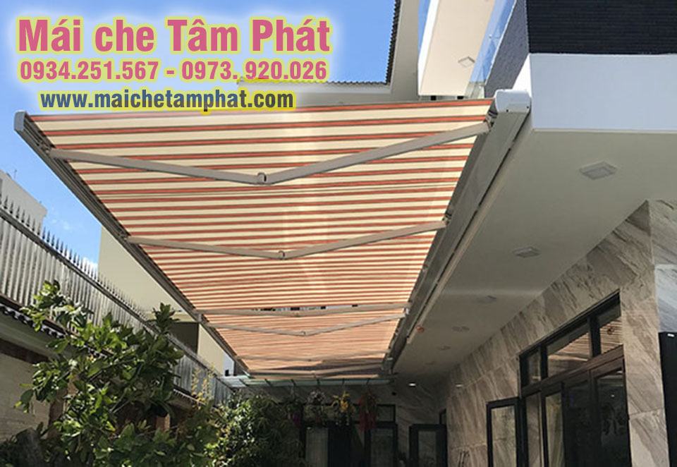 Mái che hiên nhà tự động thông minh