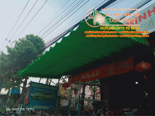 mái hiên mái xếp mái che Tâm Phát