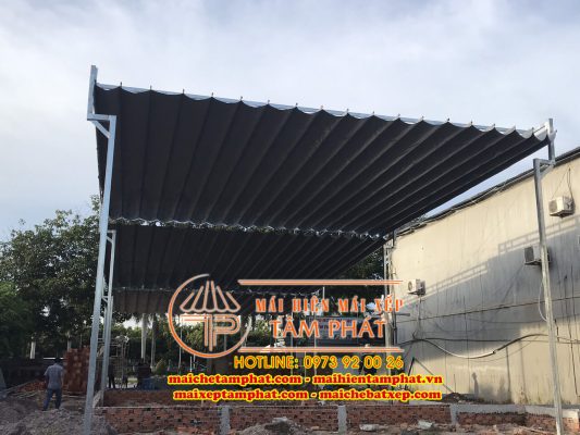 mái hiên mái xếp mái che Tâm Phát