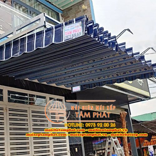 Mái che di động bằng bạt Tâm Phát